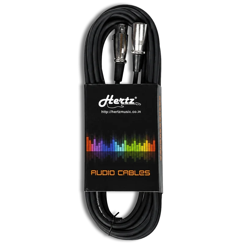 Hertz HZCD-8021 6M Guitar Patch Cable, Single-Angled Instrument Cable for Guitar and Bass Connections view 1