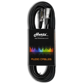 Hertz HZCD-8021 6M Guitar Patch Cable, Single-Angled Instrument Cable for Guitar and Bass Connections