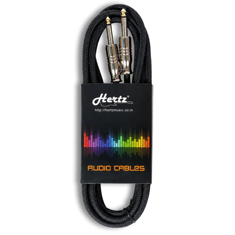 HERTZ HZ CBL12 Instrument Cable | 10-Meter Reach | Black