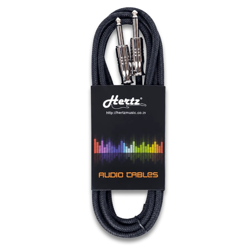 HERTZ HZ CBL12 Instrument Cable | 6-Meter Length | Black