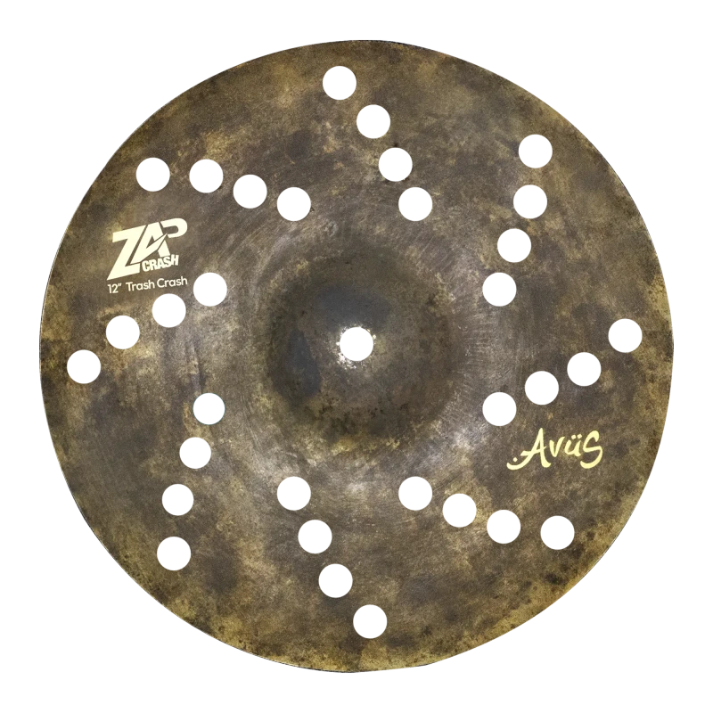 AVUS ZAPCRASH 12-Inch Crash Cymbal | Quick Response | Bronze