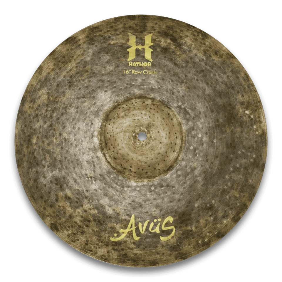 AVUS HATHOR 16-Inch Professional Crash Cymbal with Responsive Attack, Balanced Projection and Expressive Tone for Drum Kits, Live Performance, Studio Recording and Practice