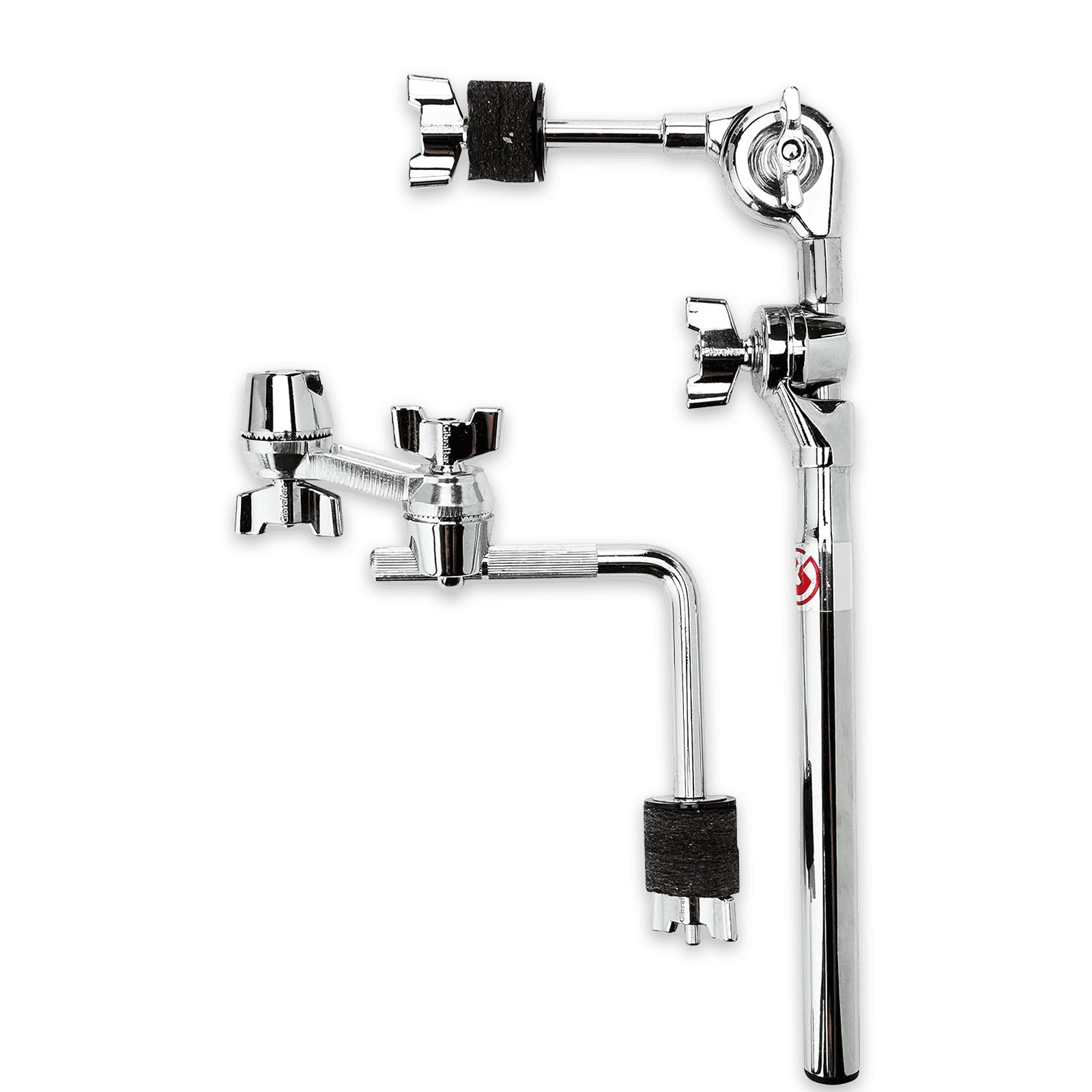 Gibraltar SC-4425STMB Splash Tree Boom Arm, Dual Cymbal Mount with Mini Boom and L-Arm, Adjustable Drum Hardware for Compact Cymbal Setups view 1