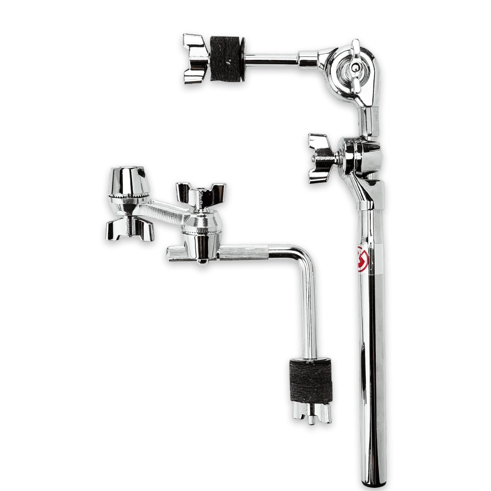 Gibraltar SC-4425STMB Splash Tree Boom Arm, Dual Cymbal Mount with Mini Boom and L-Arm, Adjustable Drum Hardware for Compact Cymbal Setups