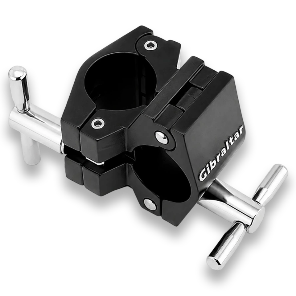 Gibraltar SC-GRSRA 1.5-Inch Black Right-Angle Drum Rack Clamp, 90-Degree Rack Connector