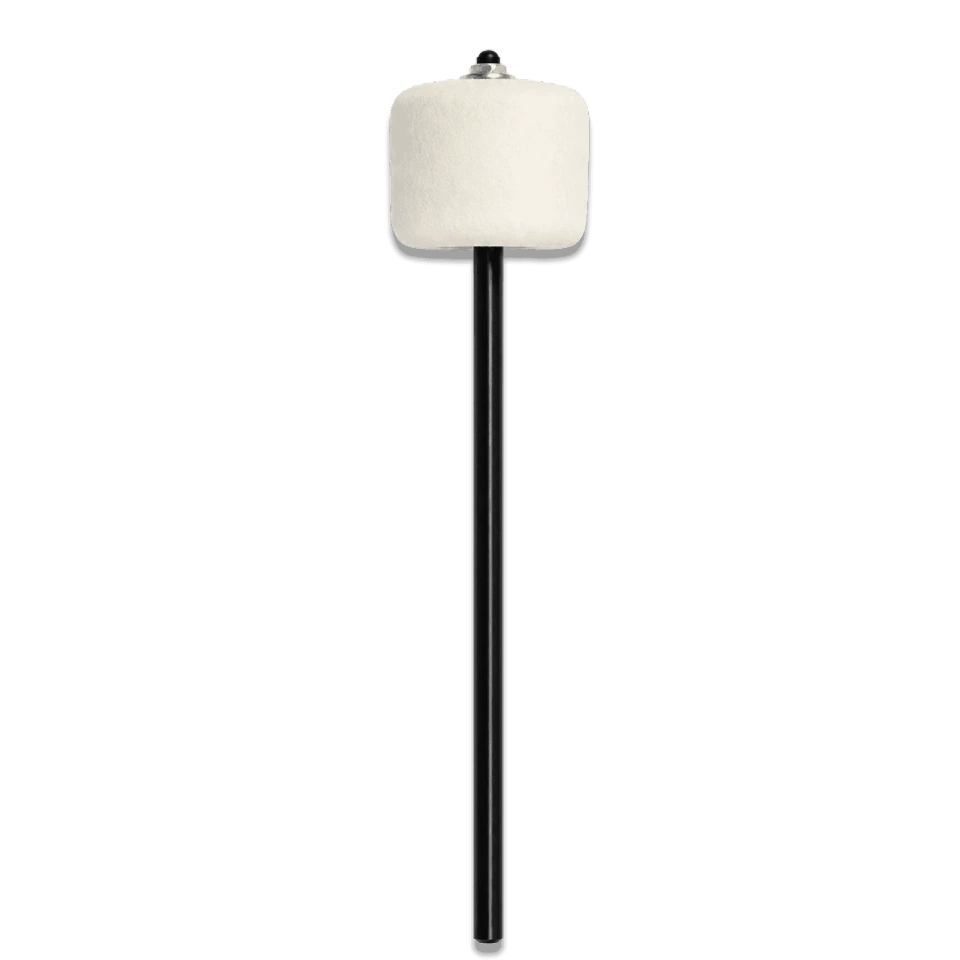 Gibraltar SC-3259 7-Inch Felt Bass Drum Beater, Extended Stem Design for Enhanced Pedal Reach, Powerful Attack and Reliable Drum Performance