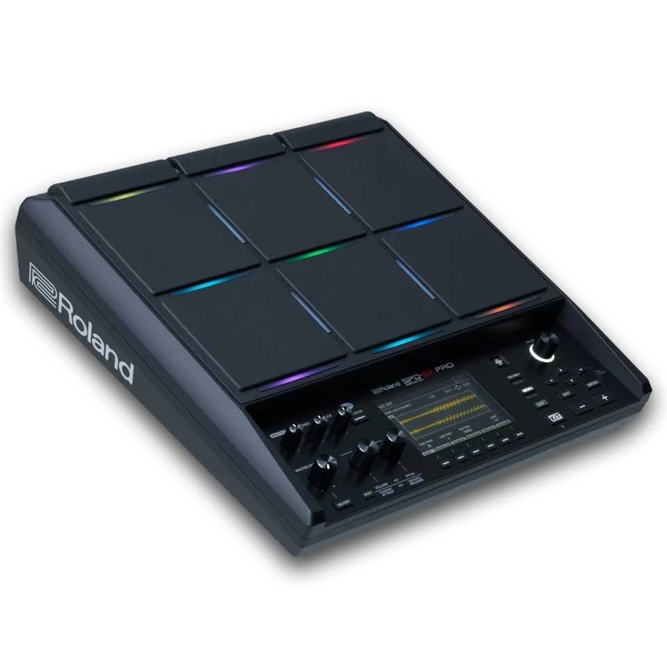 Roland SPD-SX PRO Sampling Pad (Black) with 9 Trigger Pads, Large Color Display, Advanced Sample Management, USB Audio/MIDI, Effects & Live Performance Controls
