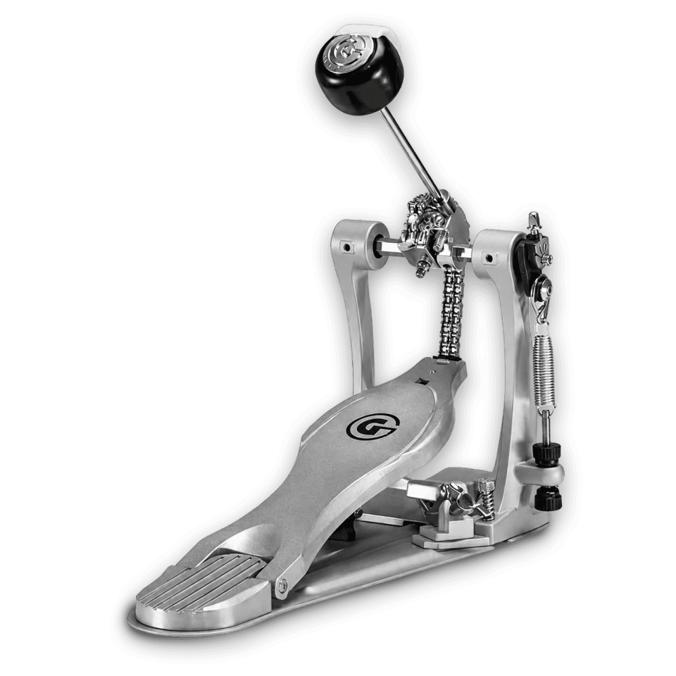 Gibraltar GTC6-S Tour Class Double Chain Drive Bass Drum Pedal, Adjustable Cam and Beater with Smooth Response for Powerful Kick Performance
