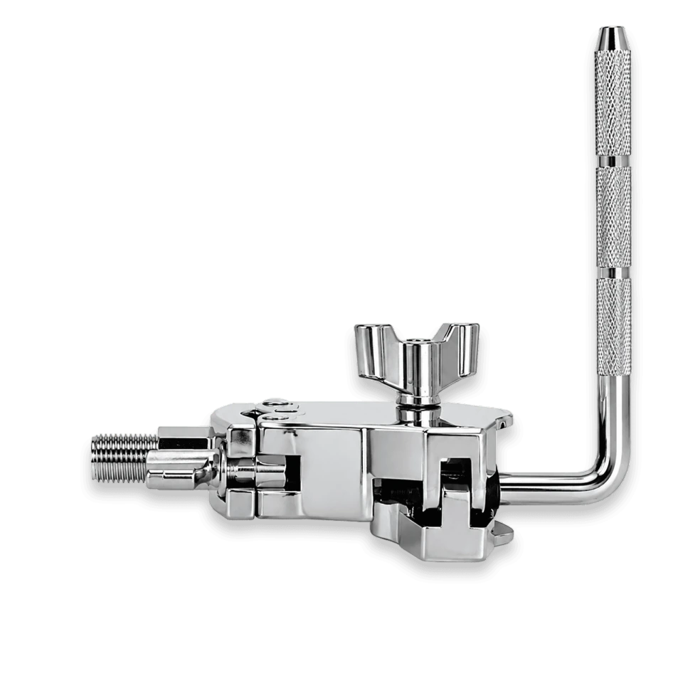 Gibraltar SC-SLRM Medium 10.5mm Single L-Rod Tom Mount with Clamp, Adjustable Drum Mounting Hardware for Secure Positioning, Stable Setup and Custom Percussion Configurations