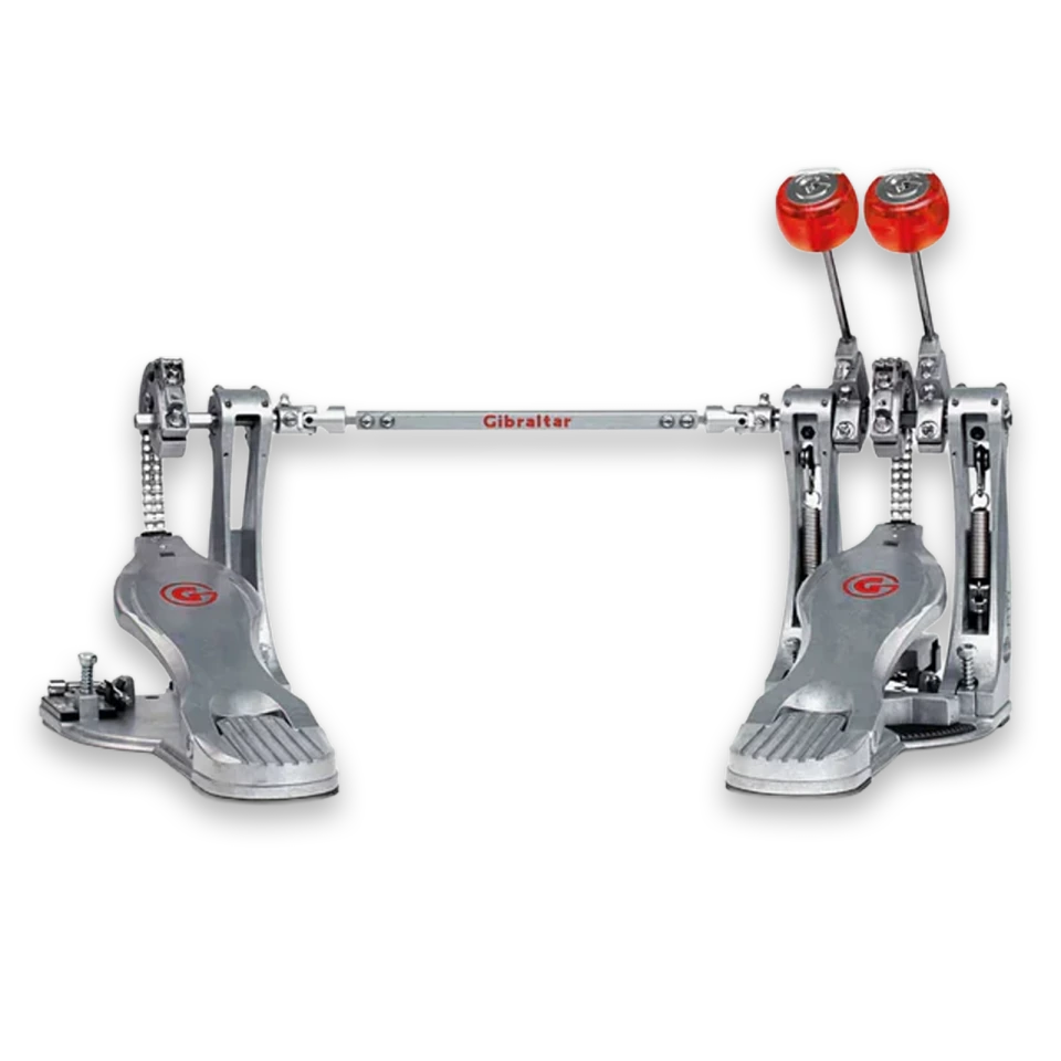 Gibraltar 9000 Series G-Class Double Chain Drive Double Bass Drum Pedal, Adjustable Dual Cam Drive