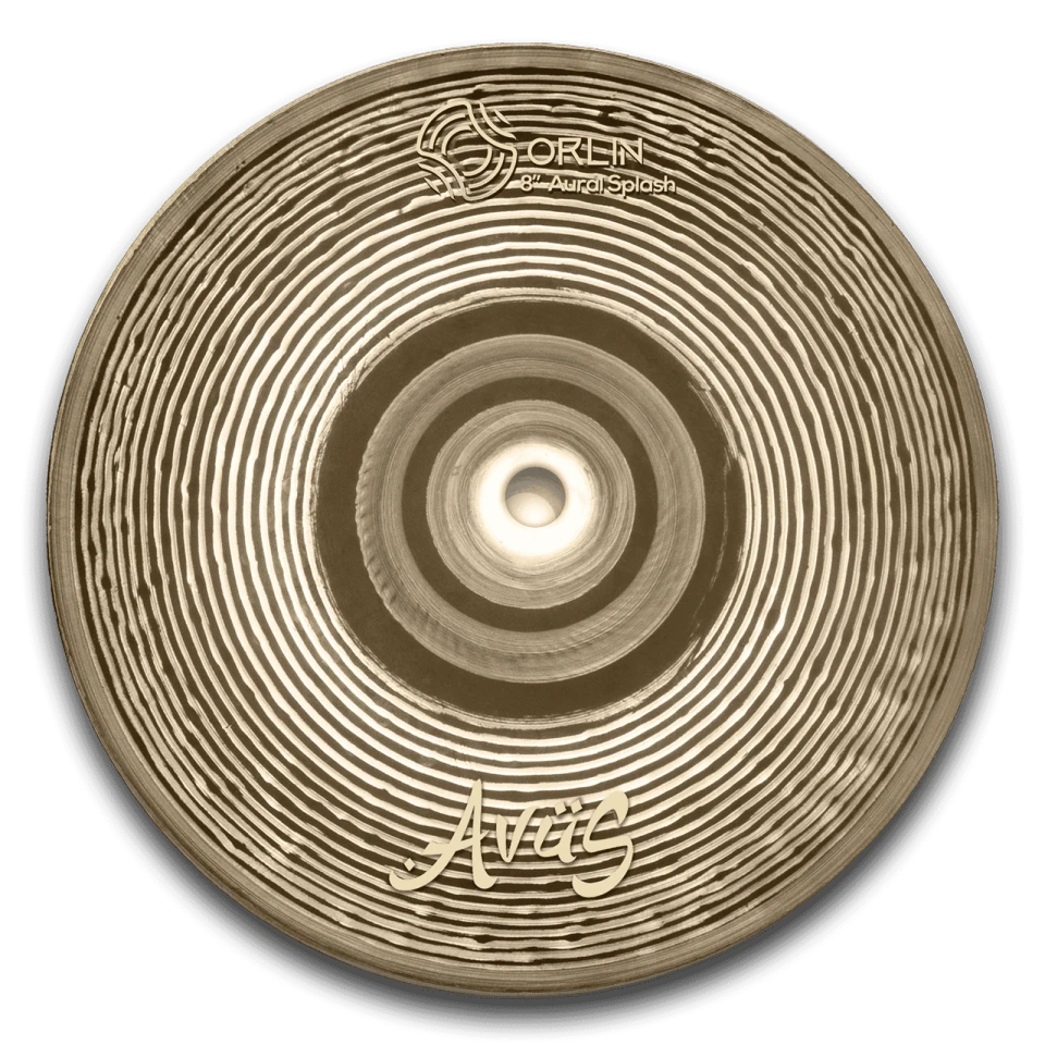AVUS ORLIN 8-Inch Professional Cymbal with Responsive Attack, Balanced Tone and Focused Projection for Drum Kits, Practice, Studio Recording and Live Performance