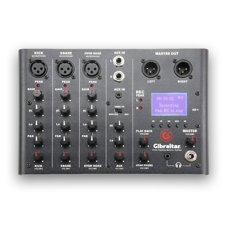 Gibraltar GDMS Drum Monitor System, 4-Channel Drum Monitoring and Recording System