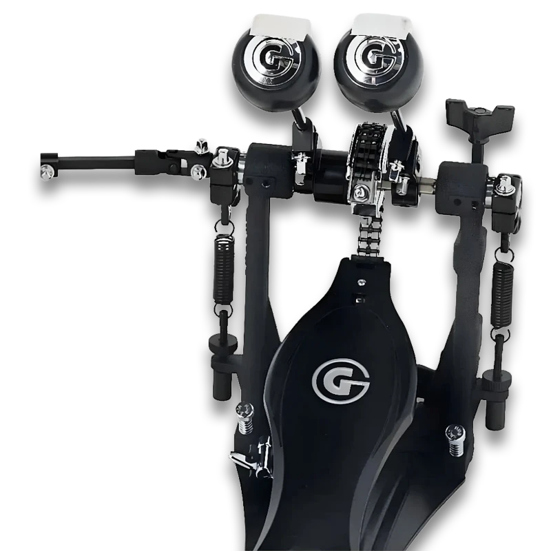 GIBRALTAR 9811SGD Stealth Double Bass Drum Pedal | Chrome Hardware | 9000 Series