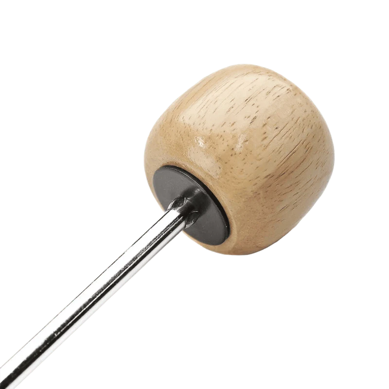 GIBRALTAR SC-3262 Bass Drum Beater | 6.25-Inch Wooden Head | Natural Wood