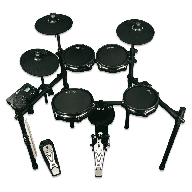 Hertz AEDAN-1 PRO Electronic Drum Kit | Mesh Pads | Black