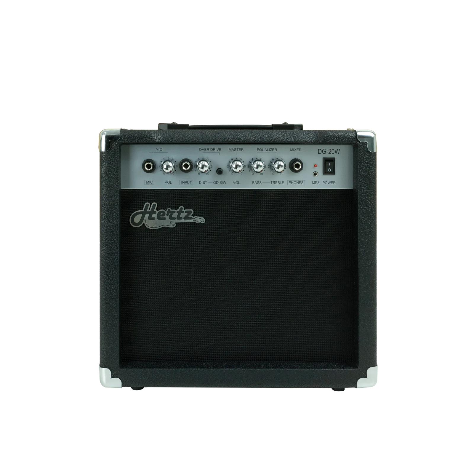 HERTZ DG20 Guitar Amplifier | Portable 20W Amplifier for Acoustic & Electric Guitars | Clear Sound Output with Volume & Tone Controls | Ideal for Practice, Home Use & Small Performances view 1