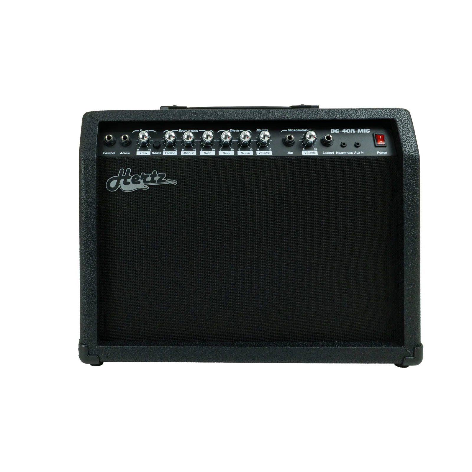 HERTZ DG40 Guitar Amplifier | Portable 40W Amplifier for Acoustic & Electric Guitars | Powerful Sound Output with Volume & Tone Controls | Ideal for Practice, Rehearsals & Live Performances view 1