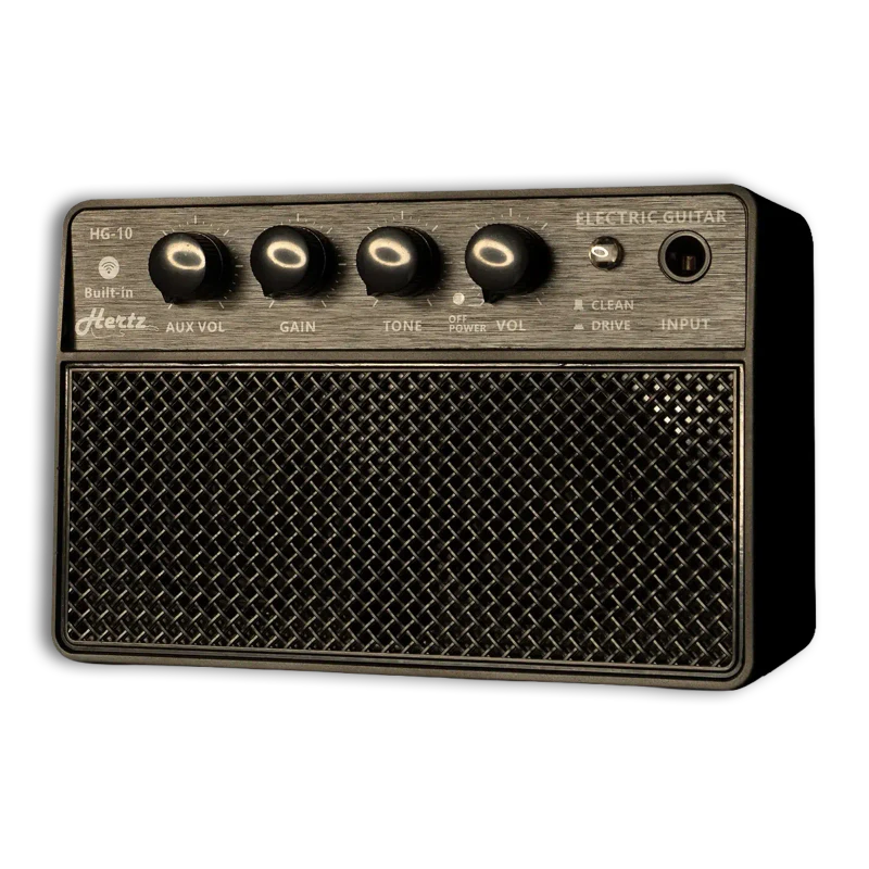HERTZ HG-10 Electric Guitar Amplifier | Compact Amplification | Black