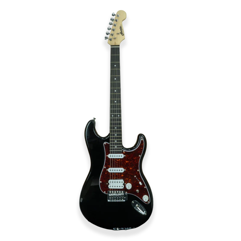 HERTZ HZ-STMP SuperStrat Electric Guitar | HSS Setup | Black