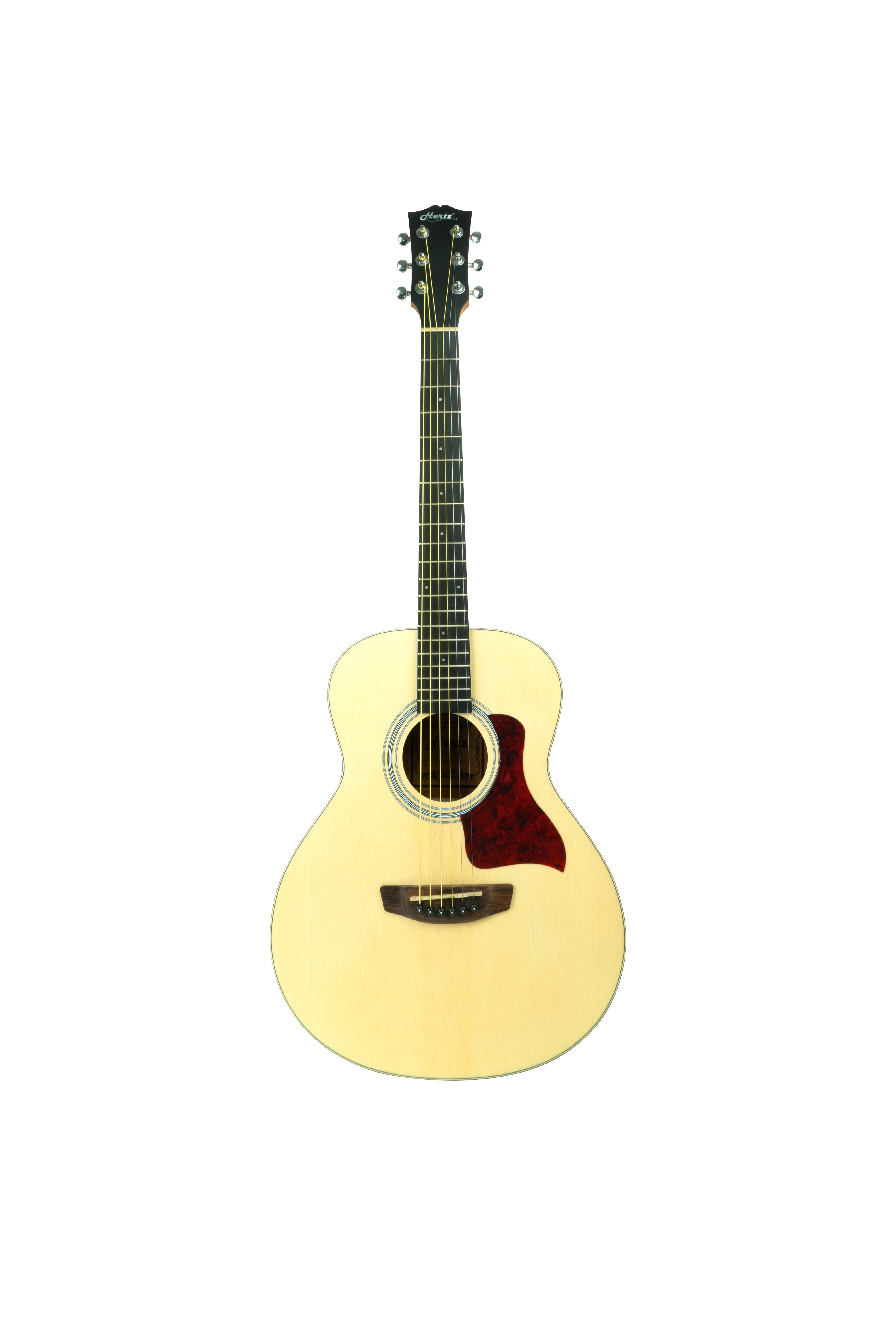 HERTZ HZA-3600 Natural Finish Acoustic Guitar for Beginners & Intermediate Players, Full Size Wooden Guitar for Practice, Music Classes, Stage Performance & Studio Recording