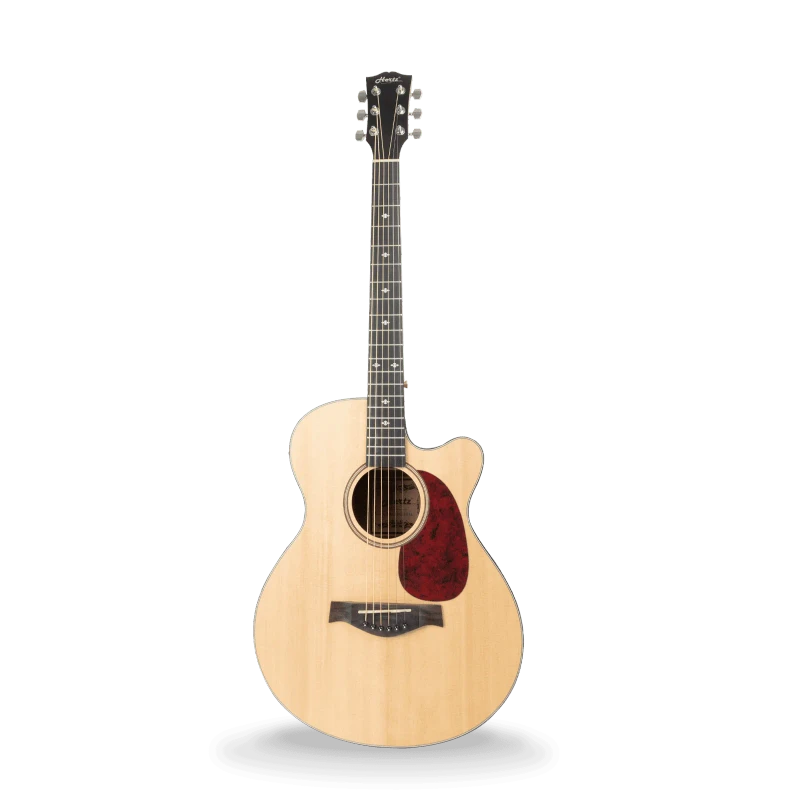 HERTZ HZA-4040 Acoustic Guitar | Traditional Body Design | Natural
