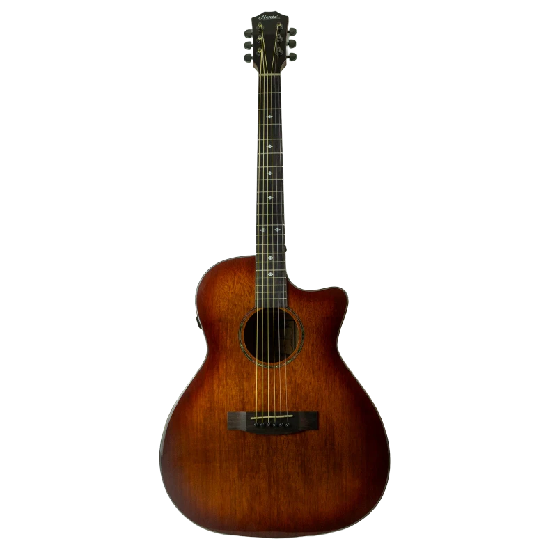 HERTZ HZA-4100 41-Inch Acoustic Guitar | Grand Auditorium Body | Mahogany
