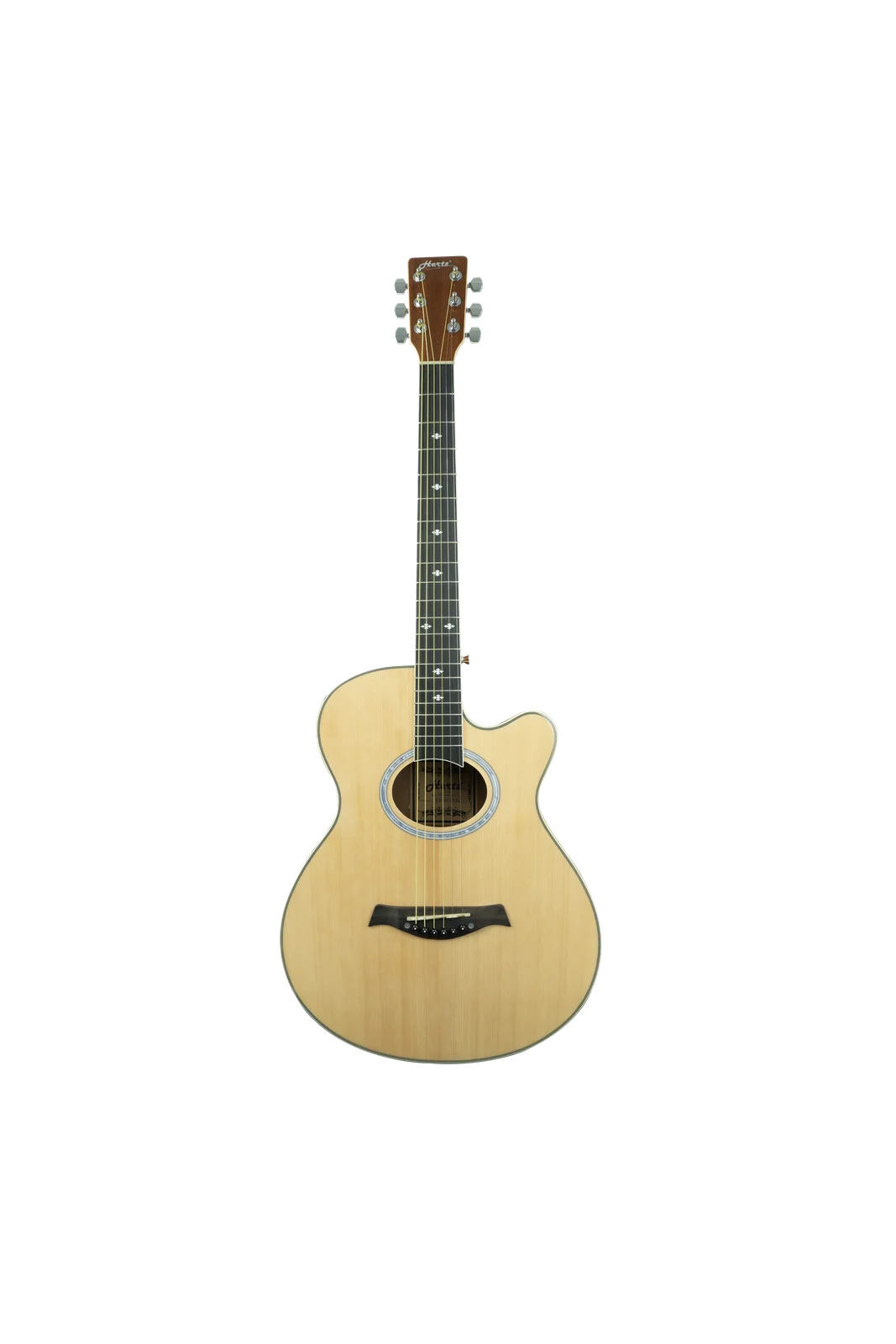 HERTZ HZA-6000 Acoustic Guitar with Natural, Black & Tobacco Sunburst Finish for Beginners, Stage Performance, Studio Recording & Music Practice view 1