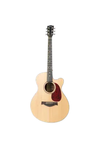 HERTZ HZA4040 EQ Solid Top Electro Acoustic Guitar with Natural Finish & Built-In Pickup System for Stage Performance, Recording & Music Practice