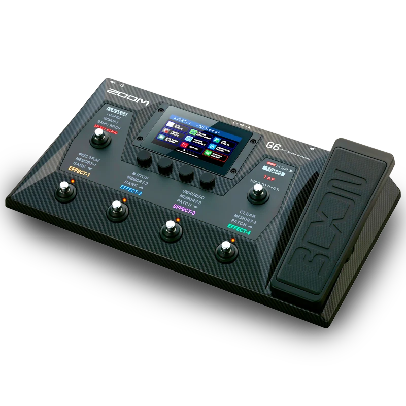 ZOOM G6 Guitar Multi-Effects Processor | Amp Modeling and Creative Tone Shaping