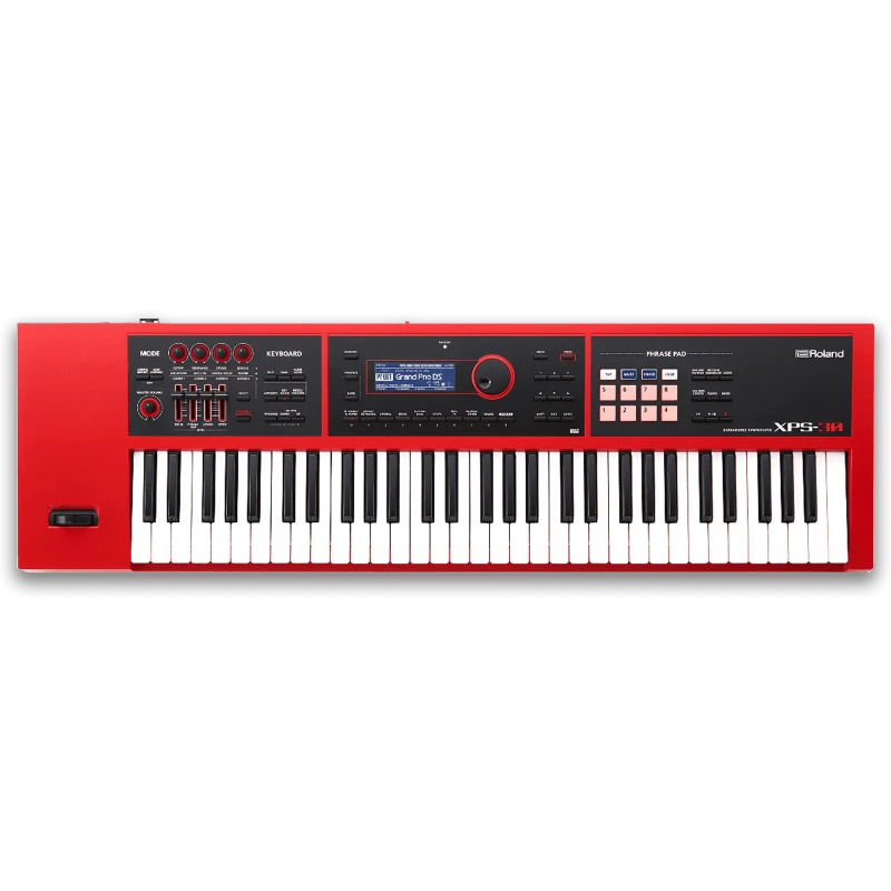 ROLAND XPS-30 61-Key Synthesizer | Expandable Music Keyboard | Red