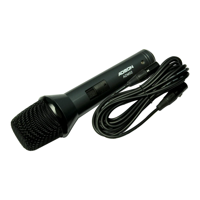 AEDON ADM-02 Dynamic Vocal Microphone | Stage and Karaoke Voice Pickup | Black