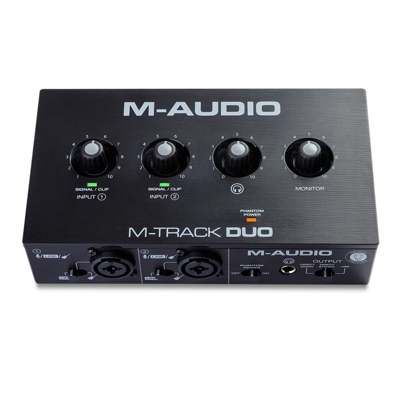 M-AUDIO M-Track Duo USB Audio Interface | Dual-Channel Recording